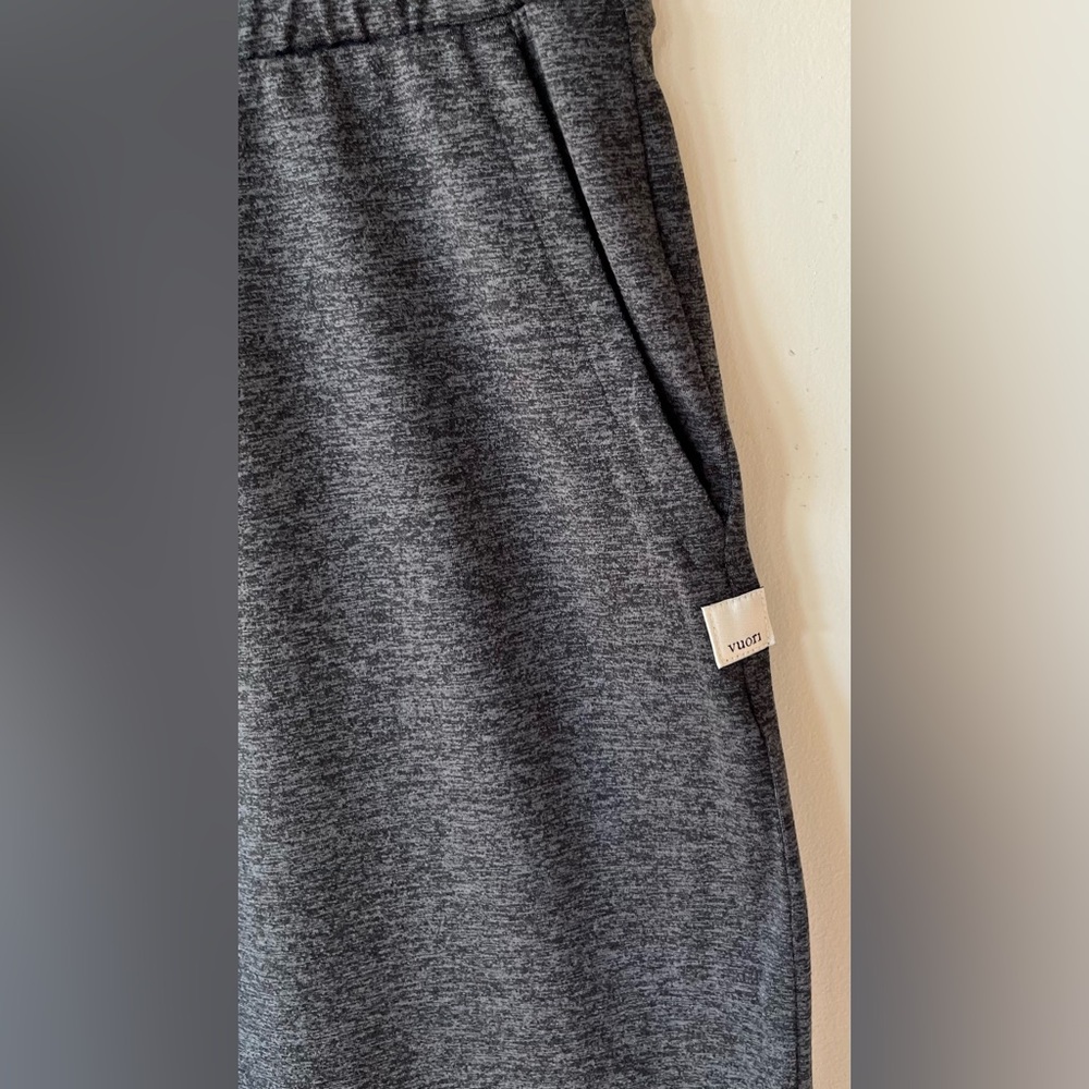Vuori Halo Essential Wide Leg Pants Women's Size Medium Heather Grey - Picture 4 of 9